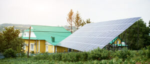 Solar panel in Manitoba